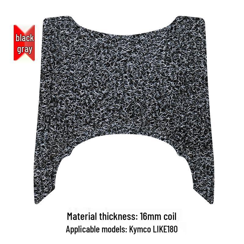 Thickened Silk Non-Slip Footrest Pad for Kymco LIKE180 Scooter, Rainproof