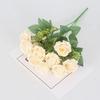Chrysanthemum & Rose Artificial Flower Bunch for Outdoor Decor and Wedding Arrangements