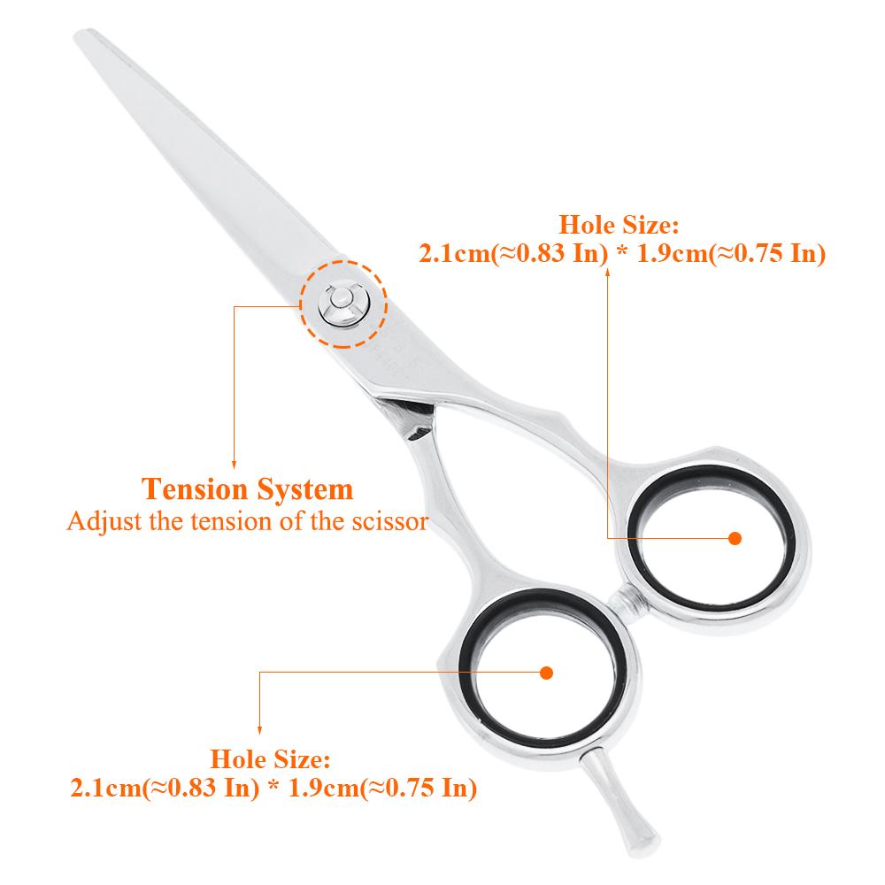 5,5-дюймовые парикмахерские ножницы из нержавеющей стали для стрижки волос, парикмахерские филировочные ножницы Tijeras для салона или домашнего использования A0030A