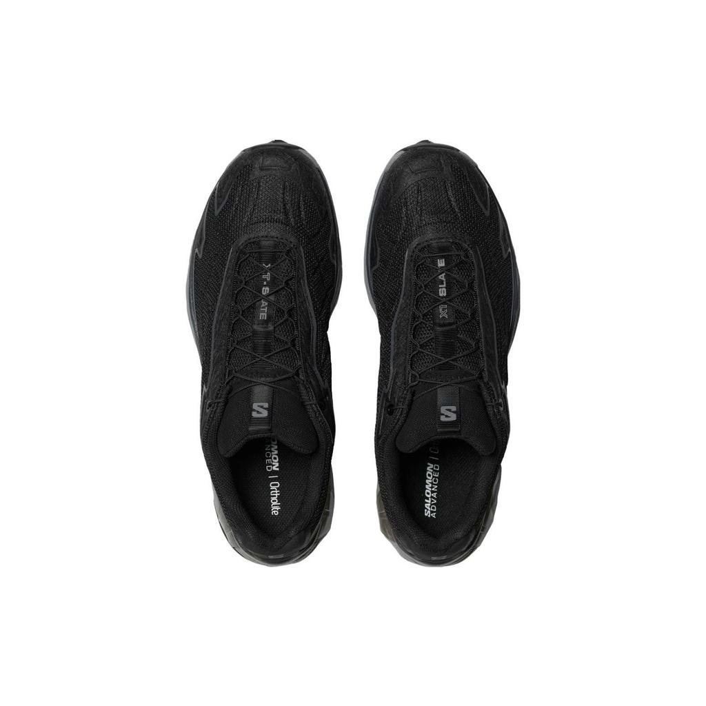 SALOMON Xt-Slate Advanced Mesh Synthetic Leather Comfortable Breathable Supportive Traction Low-Top Outdoor Functional Shoes Unisex Shoes Black 471326