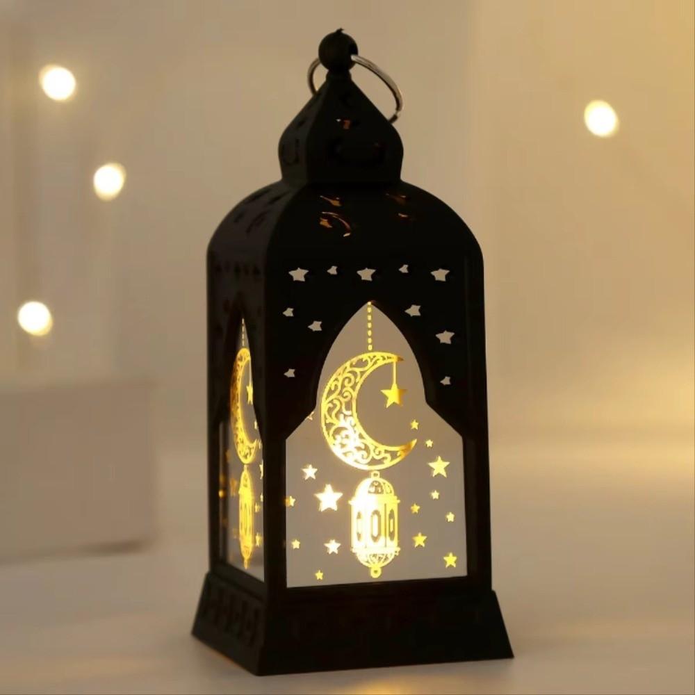 LED Candle Lamp Ramadan Decoration LED Star Moon Mubarak Night Light  Eid Party Supplies