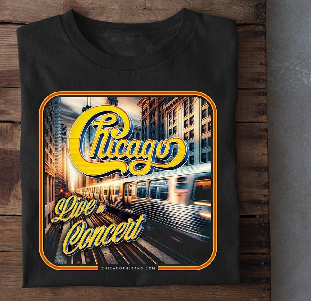 New Chicago band Tour 2026 Reprint S-235XL T-Shirt C70.149