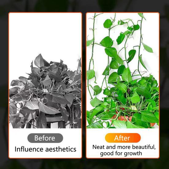 50Pcs Vine Fixing Clip Punch Free Self-adhesive Wall Climbing Plant Branch Binding Fixer Balcony Supplies