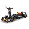 Bburago 1/24 Scale Red Bull F1 RB19 #1 Max Verstappen 2023 Figure Included Bburago Red Bull Max Verstappen Diecast Car