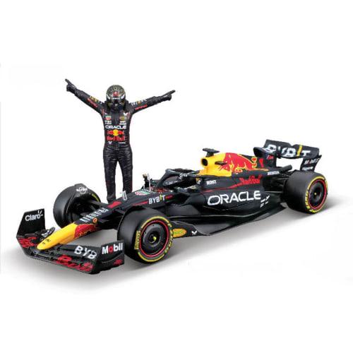 Bburago 1/24 Scale Red Bull F1 RB19 #1 Max Verstappen 2023 Figure Included Bburago Red Bull Max Verstappen Diecast Car