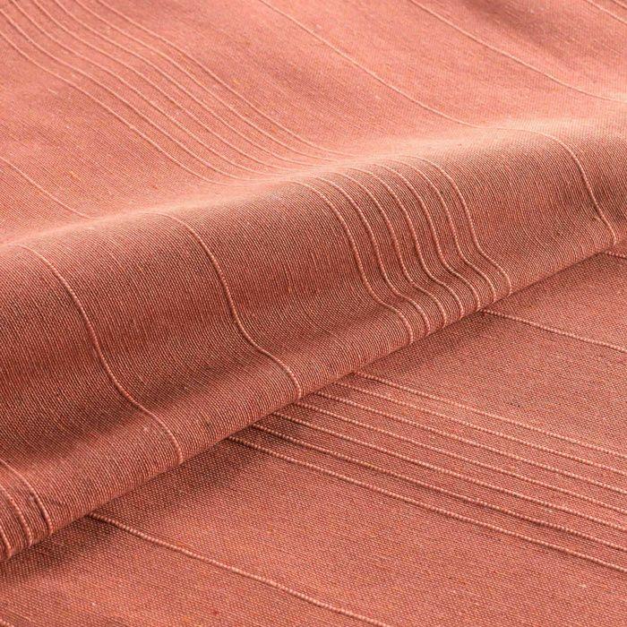 Plaid enroulable 180 x 220 cm polycoton Lucile Vert Vieux rose