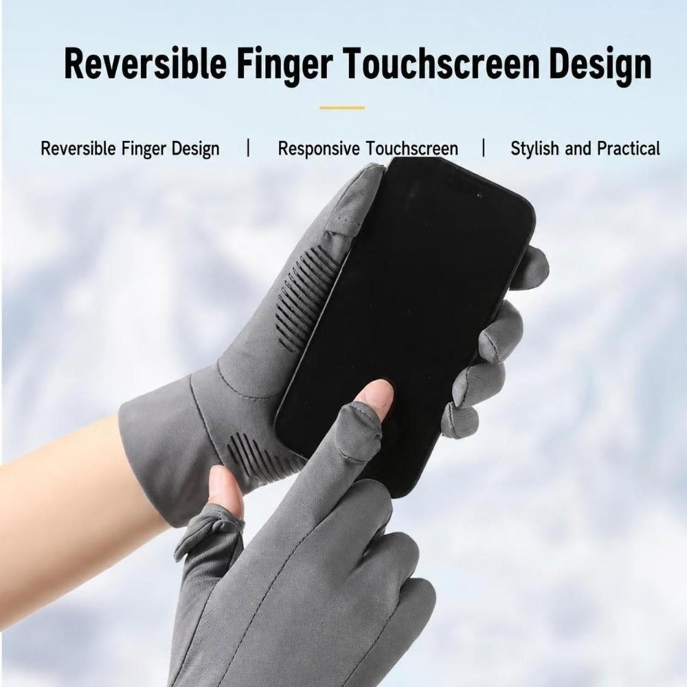 Breathable Ski Gloves Liners Touch Screen Cycling Gloves New Winter Warm Gloves Mountain Bike