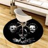 1pc Horror Icons Round carpet, Made of Polyester,Perfect for Decorating Office Chairs, Living Rooms,fplt297
