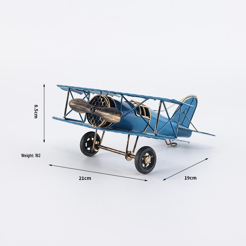 Creative WWII Retro Metal Airplane Model - Office Decoration and Gift
