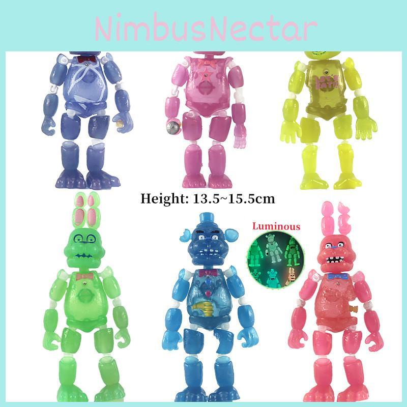 Нежное прикосновение Персонажи Fnaf Светящееся освещение Фигурки Действия Идеальный Подарок