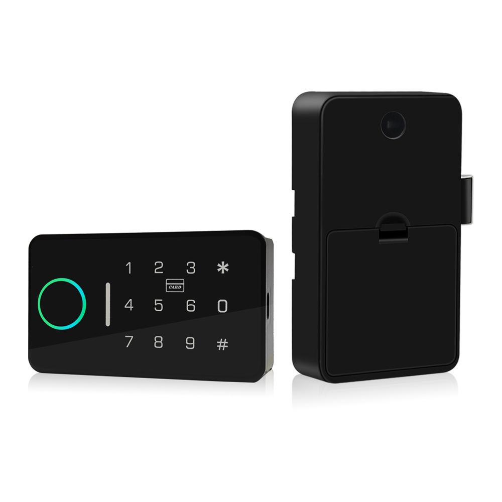 32 Smart Cabinet/Drawer Lock with Fingerprint Password Card Unlock for Office Door