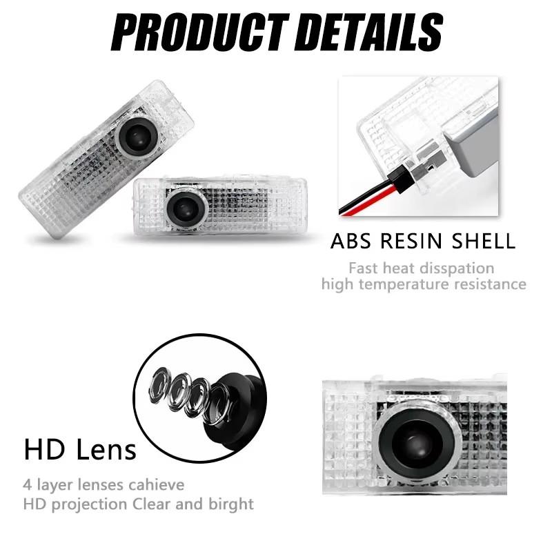 2-4 шт. Светодиодная лампа Countryman Для BMW Mini Cooper R55 R56 R50 R53 R60 F55 F56 Проектор в дверь автомобиля Свет приветствия Автоаксессуары