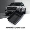 Для Ford Explorer 2011-2023 автомобильный центральный подлокотник, ящик для хранения, контейнер для внутренней укладки, аккуратный флокирующийся органайзер, коробка