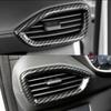 2X Carbon Fiber Side Air Outlet Vent Cover Trim For Hyundai Santa Fe 2019-2022