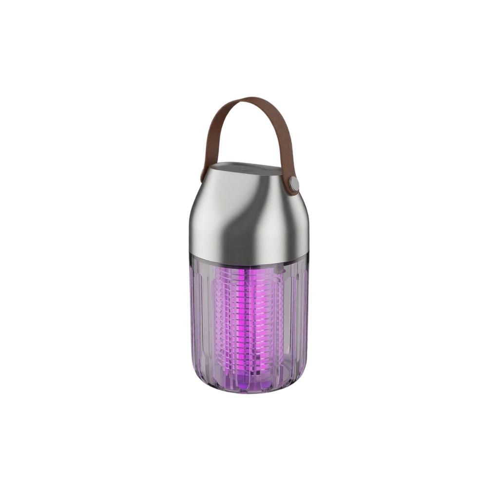 Portable Electric Mosquito Killer Lamp with USB Rechargeable Battery Powered Insect Trap for Indoor Outdoor Use with Hanging Handle