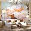 3D Wall Mural Classical Pink Rose Large Mural Custom Landscape Wallpaper Living Room Sofa Backdrop Painting Wall Papers