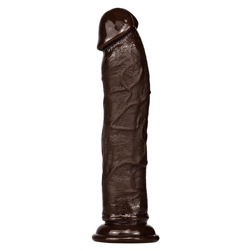 Straight General Eggless Dildo Crystal Simulation Penis Transparent Jelly Wearing Female Masturbation Device