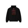 Balenciaga Толстовка Свободный крой Мужская Черная 641679TJV791000