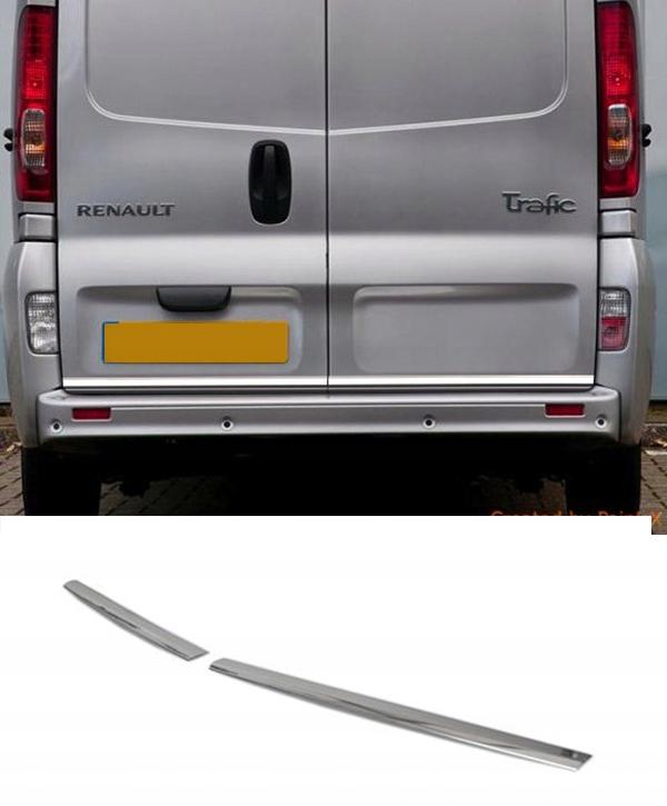 Renault TRAFIC - CHROME trims, tailgate, doors, trunk
