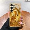 Золотисто-коричневый узор для Galaxy S24Ultra S23 S22 S25 S21 S20UltraA55A15A16 Чехол для телефона Узор Ударопрочный Защитная задняя крышка