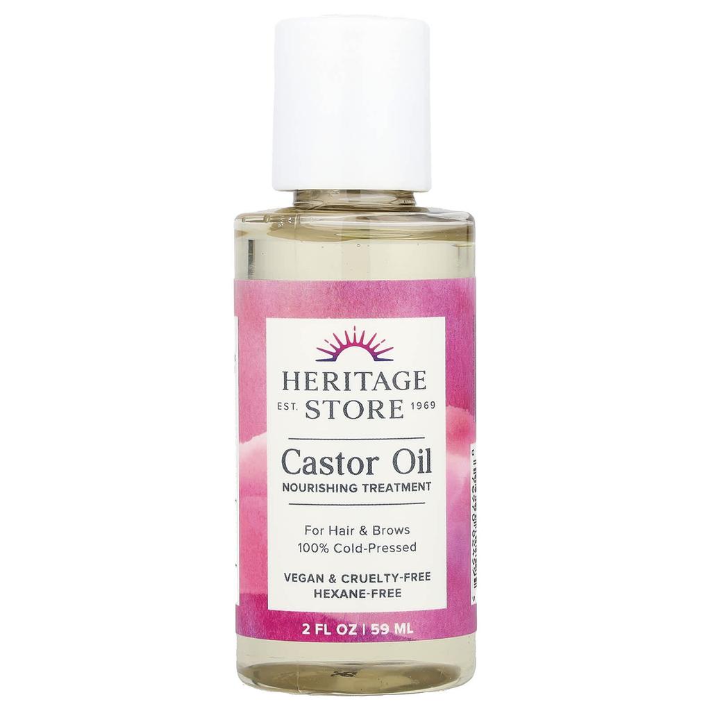 Heritage Store Castor Oil, 2 Fl Oz (59 Ml)
