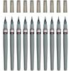 Пензель-ручка Pentel Pentel Brush Pigment Ультратонкая Черная 10 Упаковок XFP5F (10)
