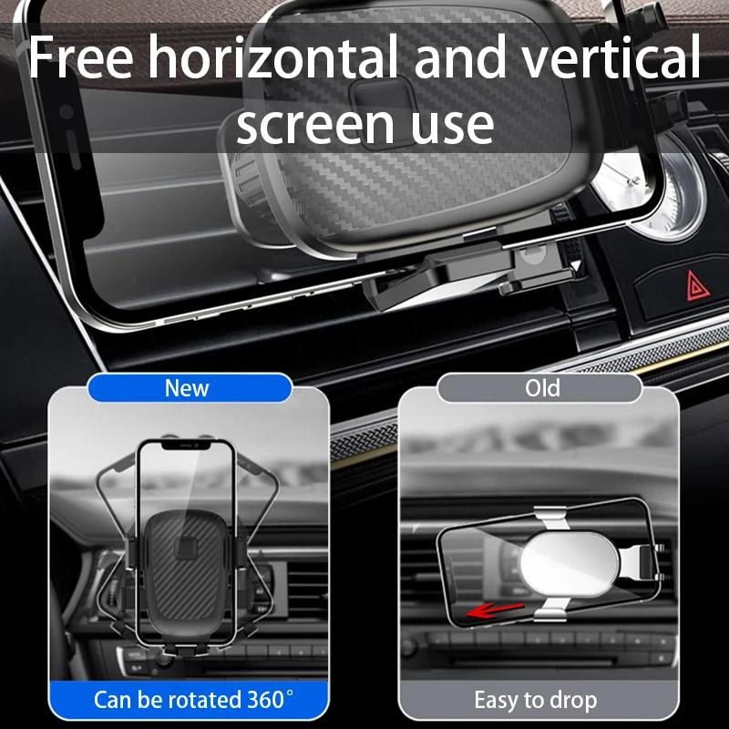 Автомобильный держатель для телефона Кронштейн Аксессуары Интерьер Авто Воздуховыпускное отверстие Подставка для мобильного телефона Запчасти База Подставка для телефона Фиксирующий зажим