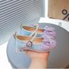 Fashion Elegant Soft Sole Anti-slippery Versatile Dress Leather Shoe for Party Autumn New Children Princess Shoes for Girls