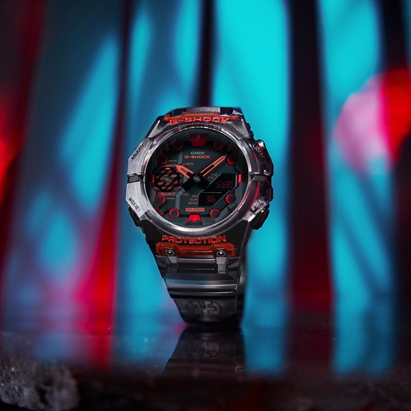 Casio Серия G-SHOCK Эпоха Измерений Спортивный Водонепроницаемый Хронограф Bluetooth Кварцевый Механизм Ремешок из Смолы Японские и Корейские Часы Мужские GA-B001G-1APR