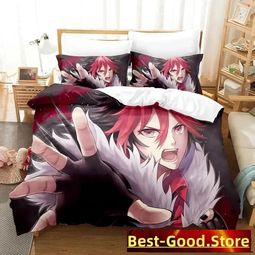 Аниме Комплект Постельного Белья Bed Show By Rock! Комплект постельного белья Односпальный Полуторный Двуспальный Кинг-сайз Комплект для кровати Взрослый Детский Спальня Комплекты пододеяльников