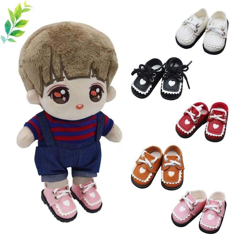 1 пара кукольной обуви из искусственной кожи 1/6 BJD, мини-кожаные туфли, обувь для кукол EXO из хлопка, 15 см, кукла из хлопка