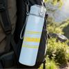 1PC Yellow Tag Label 750ml sports water bottle leakproof straw lid outdoor office home