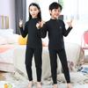 3-14 Years Kids Clothing Sets Autumn Winter Thermal Underwear Suit Girls Boys Pajama Sets Teens Clothes No Trace Warm Sleepwear