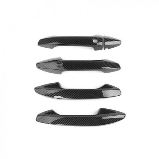 Fits For Kia Sportage -2025 Carbon Fiber Car External Door Handle Cover Trim