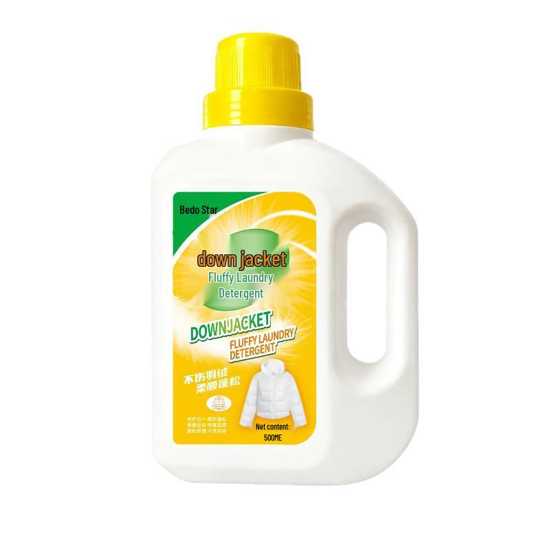 Средство для стирки пуховиков для машинной стирки: Удаление пятен, Мягкость, Пушистость, Подходит для хлопковых одеял и стеганых курток.