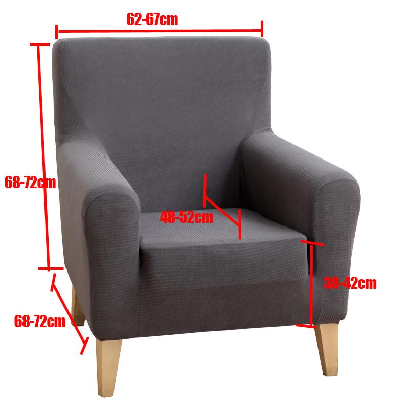 Club Tub Chair Slipcover ,Stretch Spandex Removable Geometric Pattern Armchair Covers ,Small Sofa Furniture Protector Used For Family Room