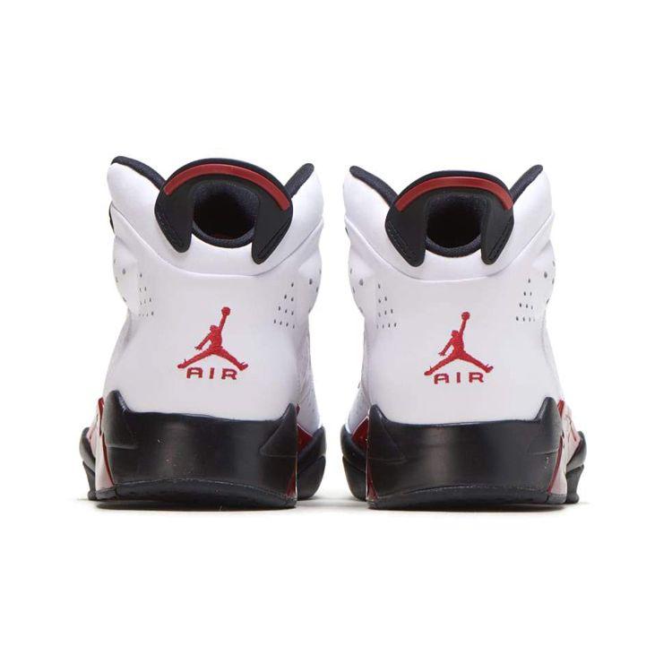 Air Jordan 6-17-23 GS Белые Красный Зал Детские Кроссовки Черные 428818-100