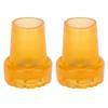 2pcs Crutch Feet Pads Wear Resistant Protective Round Foot Design 360 Degree Rotatable Thickened
