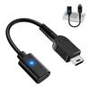 USB C Зарядный кабель для контроллера игровой консоли GBM, провод питания Type C, кабель-конвертер для игровой консоли Game Boy