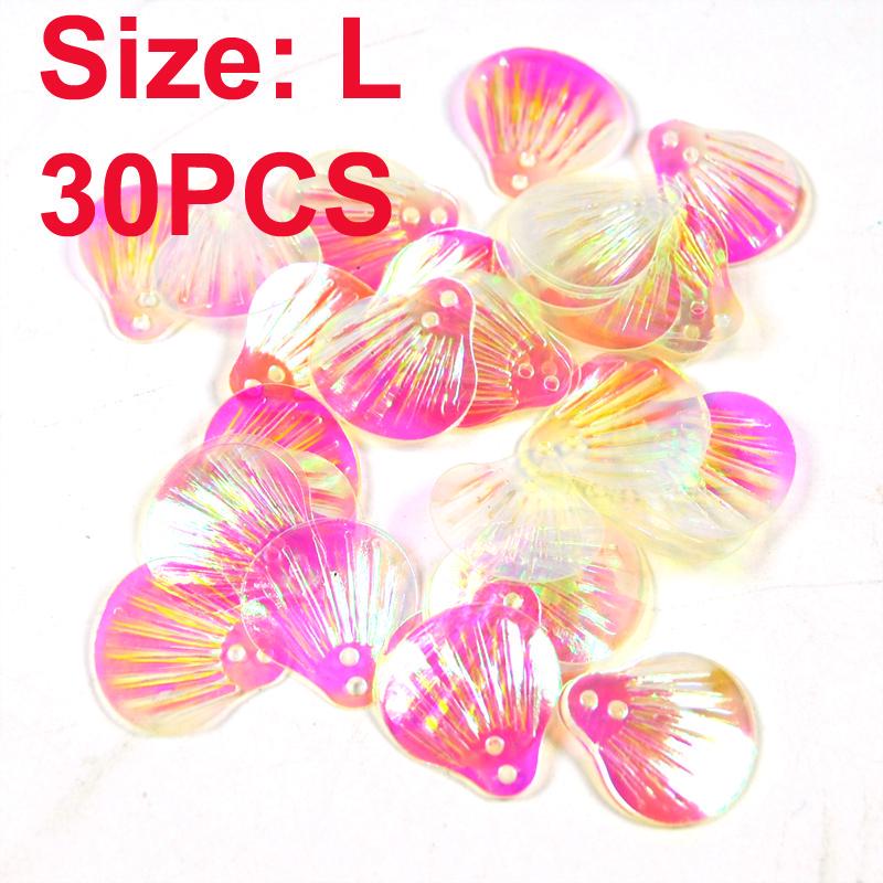 30 шт. пластиковый жемчужный флэш-спиннер, мягкая приманка для рыбы, жаберная муха, стример, блестящий аттрактор, новая рыболовная ложка, аксессуары