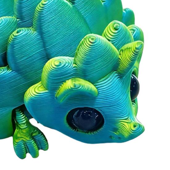 Ежики из шишек с подвижными суставами 3D-печатные разноцветные шарнирные игрушки для детей Животные Игрушки-антистресс Подарок на вечеринку Наполнитель для рождественских чулок