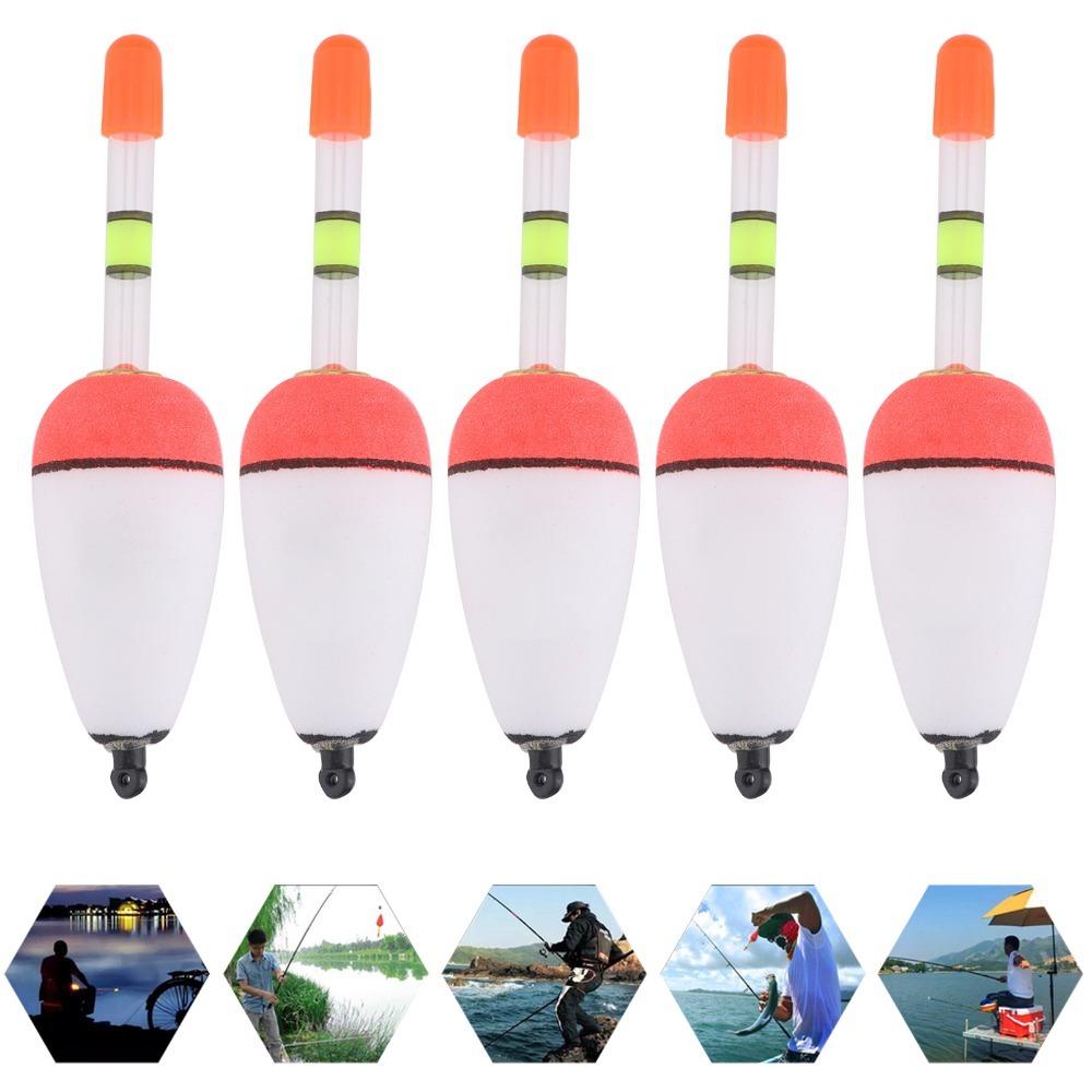 5PCS Long-range Casting Fishing Slip Bobbers EVA Foam Fishing Bobbers Fish Floats Sea Fishing
