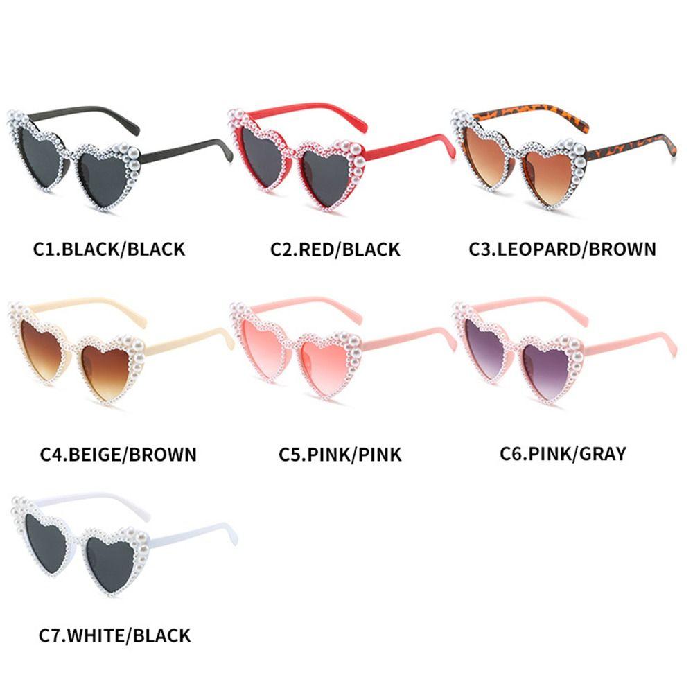 UV400 Protection Cat Eye Eyewear Heart-shaped Design Beach Party Sun Glasses  Outdoor Activities