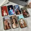 Чехол для телефона Lana-Del R-Rey Черный Силиконовый Мягкий Для Samsung Galaxy A73,A72,A71,A70,A53,A52,A51
