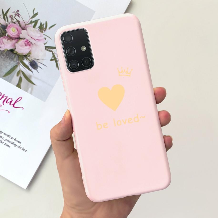 Чехол для телефона Samsung A51 A71 A31 Модный узор Жидкий силикон Полная защита Задняя крышка для Samsung Galaxy A 51 71 31 Capa