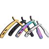 1pc Folding Razor, Manual Type Stainless Steel Razor, Unisex Hair Repair Tool