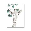 Personalized Kid Room Picture Customize Baby Bedroom Decoration Wall Art Poster Print Eucalyptus Animal Zebra Giraffe Pictures