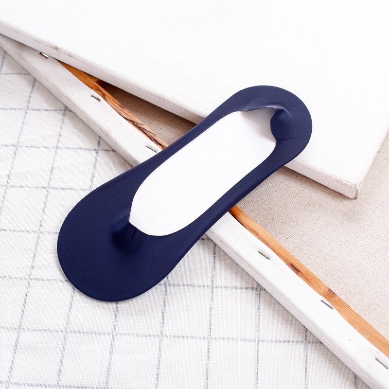 Летние сетчатые дышащие низкие носки, мужские силиконовые нескользящие невидимые носки, повседневные однотонные носки из ледяного шелка