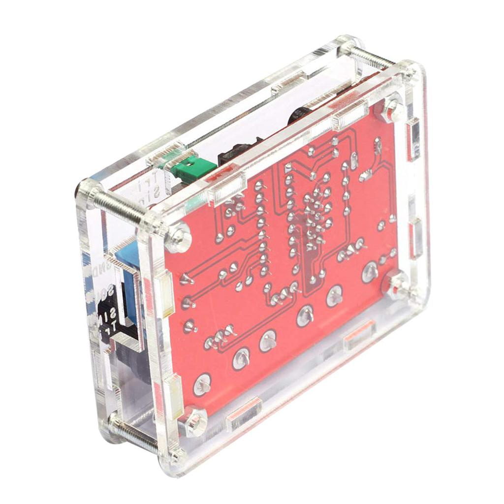 XR2206 Signal Generator DIY Accessaries Kit with Protective Cover Case Function Generator Sine Wave Assembled Optional