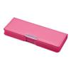 Kutsuwa Clarino Pencil with Shaved CV001PK Case, 2-Door, Edges, Pink,